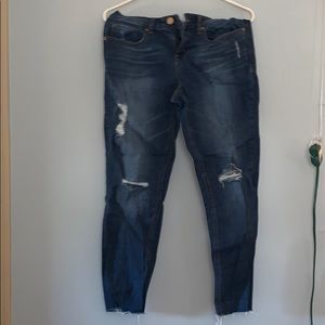 Ankle Straight Jeans